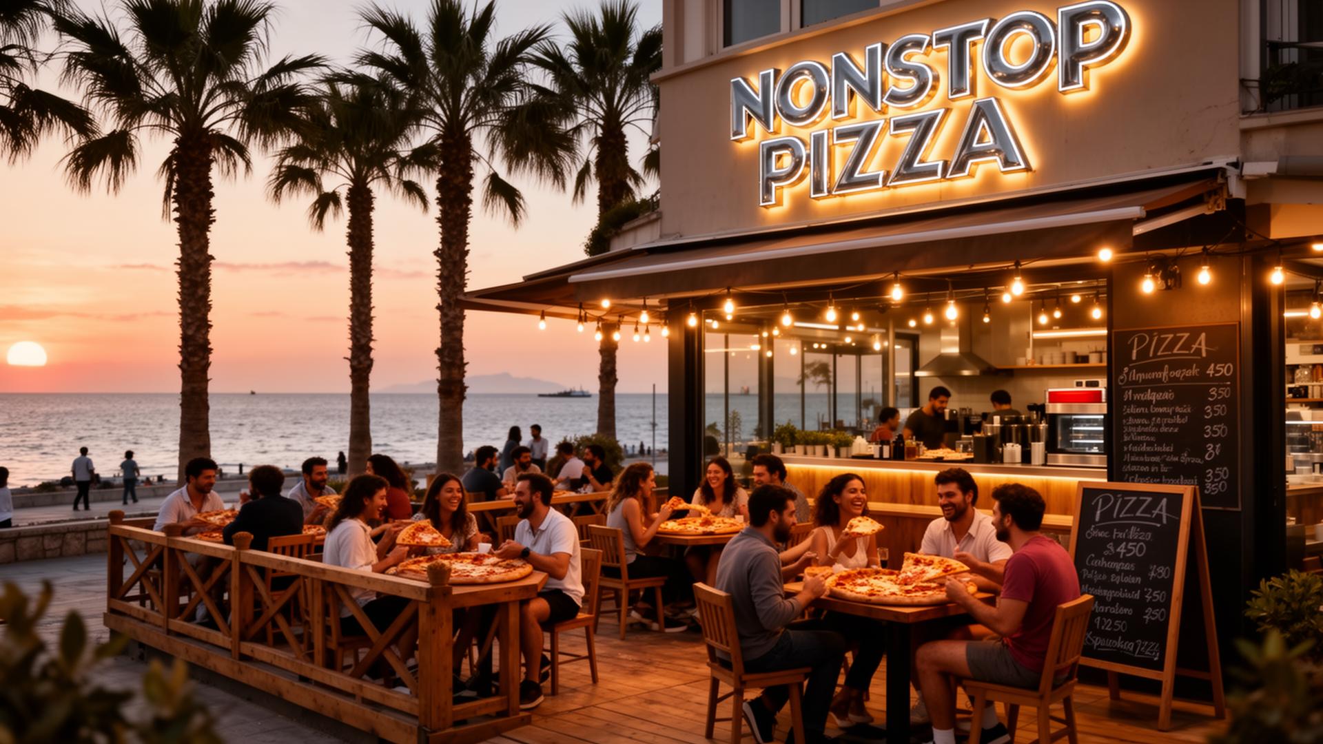 NONSTOP PIZZA İZMİR şubesi